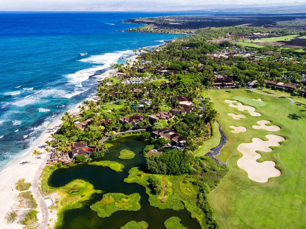 Hualalai Resort aerial view