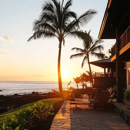 Hualalai-palm-trees